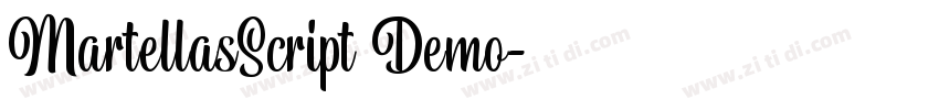 MartellasScript Demo字体转换